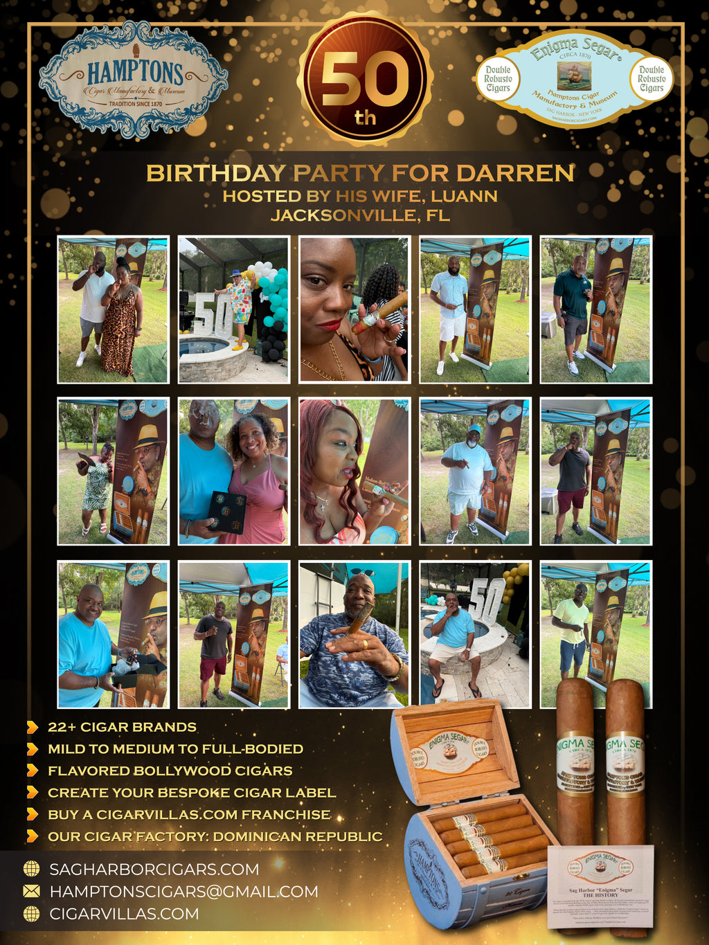 Private Cigar Tasting for 10